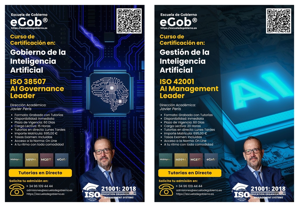 Doble Certificación en Gobierno y Gestión de la Inteligencia Artificial
